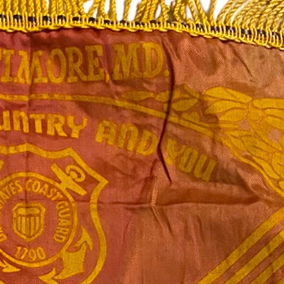 Vintage U.S. Coast Guard Baltimore Maryland Mother Pillow Case Sham - Picture 5 of 12